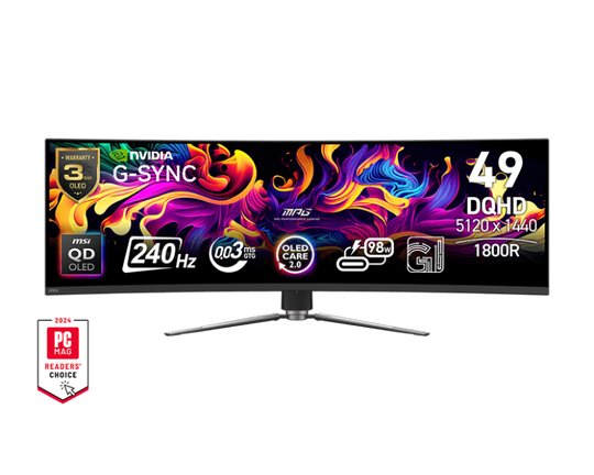 MSI MPG 491CQPX QD-OLED 49″