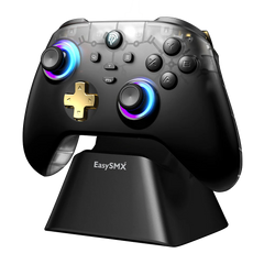 EasySMX D05 Multiplatform Gaming Controller with Charging Dock, Hall Effect Joysticks and Triggers