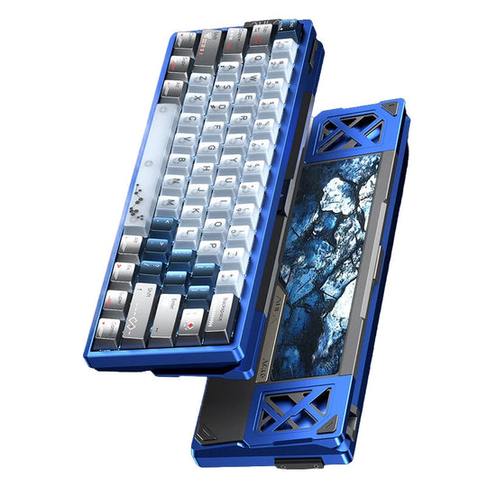 AULA AG60 MAX Wired Hall Effect Magnetic Gaming Keyboard Blue Gray Peral White – Godmode Magnetic Switch