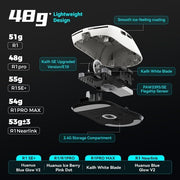 ATK VXE Dragonfly R1 Pro Wireless Gaming Mouse – Black/White