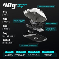 ATK VXE Dragonfly R1 Pro Wireless Gaming Mouse – Black/White