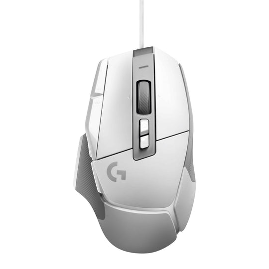 Logitech G502 X Gaming Mouse, Hero 25K Sensor, Wired, Black/White