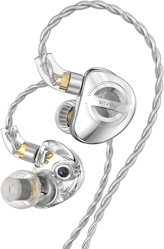 TRN MT4 Pro in Ear Monitor,Dual Dynamic HiFi Earphones