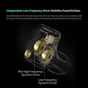 KZ Castor Tunable in Ear Monitor HiFi Improved Bass in Ear Headphone