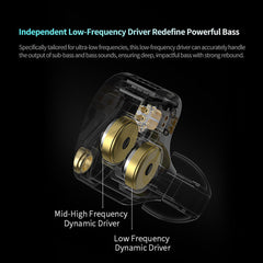 KZ Castor Pro Tunable in Ear Monitor, HiFi Improved Bass in Ear Headphone