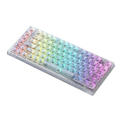 K87 87% TKL Mechanical keyboard-Transperent RGB Gaming Keyboard In Pakistan- Black/White
