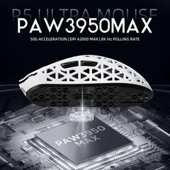 ATTACK SHARK R5 Ultra Carbon Fiber Wireless 8K PAW3950MAX Gaming Mouse