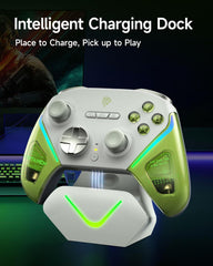 EasySMX D10 Multiplatform Gaming Controller with TMR sticks, Trigger Lock and Charging Dock