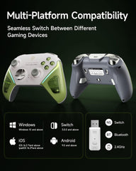 EasySMX D10 Multiplatform Gaming Controller with TMR sticks, Trigger Lock and Charging Dock