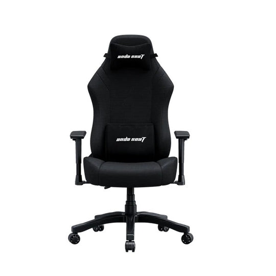 Anda Seat Luna Gaming Chair Fabric Ergonomic Reclining Video Game Chair Black