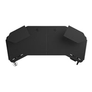 Anda Seat Shadow Warrior Electric Adjustable Carbon Fiber Texture RGB Gaming Desk-Black