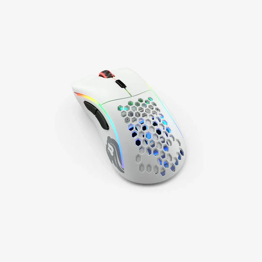 Glorious Model D Minus Wireless RGB Gaming Mouse – Black/White (OPEN BOX)-Glorious Gaming
