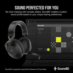 Corsair HS65 WIRELESS Gaming Headset — Carbon