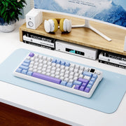 XINMENG M75 Pro TFT Display Tri-Mode Gasket Mechanical Keyboard – White Blue – Juicy Peach