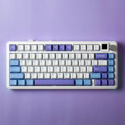 XINMENG M75 Pro TFT Display Tri-Mode Gasket Mechanical Keyboard – White Blue – Juicy Peach