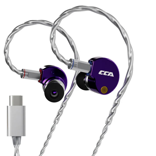 CCA Phoenix HiFi Earphones Dynamic Drive LCP Diaphragm Earphones Noise Cancelling Gaming Wired Earphone