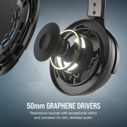 CORSAIR VIRTUOSO PRO Open Back Streaming/Gaming Headset - Carbon