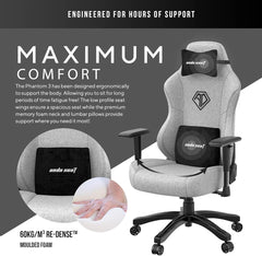 Anda Seat Phantom 3 Fabric Gaming Chairs