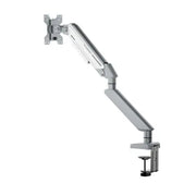 Anda Seat Stealth II Ergonomic Single Monitor Arm Silver White |AD-W-A6D-1S-FW