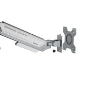 Anda Seat Stealth II Ergonomic Single Monitor Arm Silver White |AD-W-A6D-1S-FW
