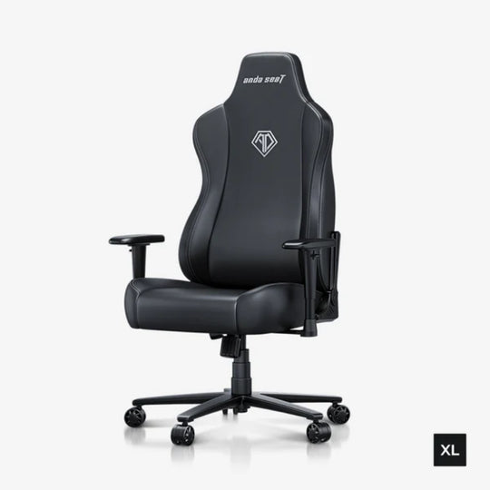 AndaSeat Novis XL Series Premium PVC Leather Best Budget Ergonomic Gaming Chair – Elegant Black
