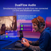 Asus Rog Delta II Wireless Gaming Headset (BT, ROG SpeedNova 2.4GHz, 3.5mm, 50mm Titanium