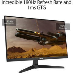 Asus Tuf Gaming VG259Q3A 25” 1080p Gaming Monitor – FHD, 180Hz, 1ms, Fast IPS, Extreme Low Motion Blur, FreeSync, Variable Overdrive, Speakers, 99% sRGB, Shadow Boost