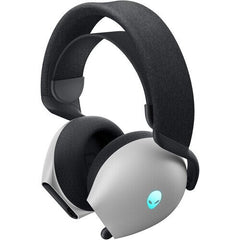 Alienware AW720H Wireless Headset (Open Box) – Dual-Mode, Dolby Atmos, 2.4GHz & 3.5mm, Lunar Light