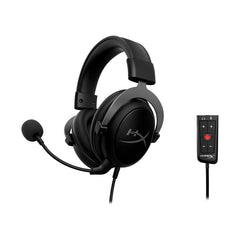 HyperX Cloud II Gaming Headset (Open Box) – 7.1 Surround, Memory Foam, Detachable Mic, Black/Red