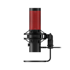 HyperX QuadCast 2 USB Microphone for Gaming, Streaming and Podcasting, with On-Board Controls, LED Lighting, Removable Shock Mount, PC, Mac, PS5, PS4, USB-C - Black