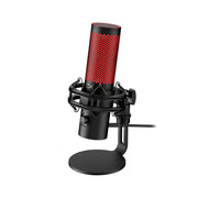 HyperX QuadCast 2 USB Microphone for Gaming, Streaming and Podcasting, with On-Board Controls, LED Lighting, Removable Shock Mount, PC, Mac, PS5, PS4, USB-C - Black