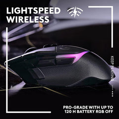 Logitech G502 X Plus Lightspeed RGB Wireless Gaming Mouse - Black