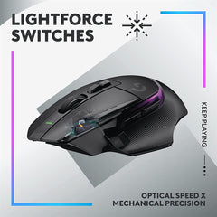 Logitech G502 X Plus Lightspeed RGB Wireless Gaming Mouse - Black