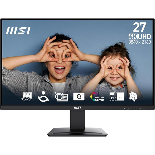 MSI PRO MP273U Professional Business Monitor 27" UHD 4K 60Hz 4ms (GTG) IPS, HDR Ready