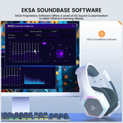 EKSA® E1000 WT True 2.4 GHz Wireless Gaming Headset with ENC