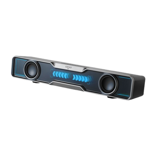 Edifier QS30 Soundbar – USB Powered PC Speaker with Dynamic Lighting & Quality Audio, Black