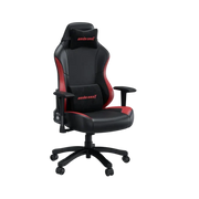 Anda Seat Luna Gaming Chair – Ergonomic Recliner, PVC Leather, Neck & Lumbar Support, Black & Red