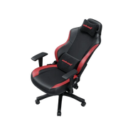 Anda Seat Luna Gaming Chair – Ergonomic Recliner, PVC Leather, Neck & Lumbar Support, Black & Red