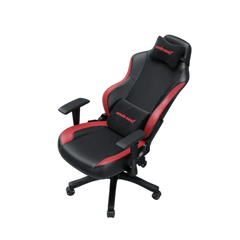 Anda Seat Luna Gaming Chair – Ergonomic Recliner, PVC Leather, Neck & Lumbar Support, Black & Red