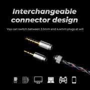 HiFiGo IEMs Juzear x Z Reviews Defiant in Ear Monitor, 1DD +3BA Hybrid Drivers Earphone