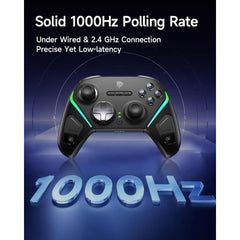 EasySMX D10 Multiplatform Gaming Controller with TMR sticks, Trigger Lock and Charging Dock