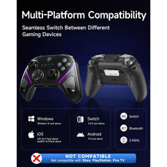 EasySMX D10 Multiplatform Gaming Controller with TMR sticks, Trigger Lock and Charging Dock